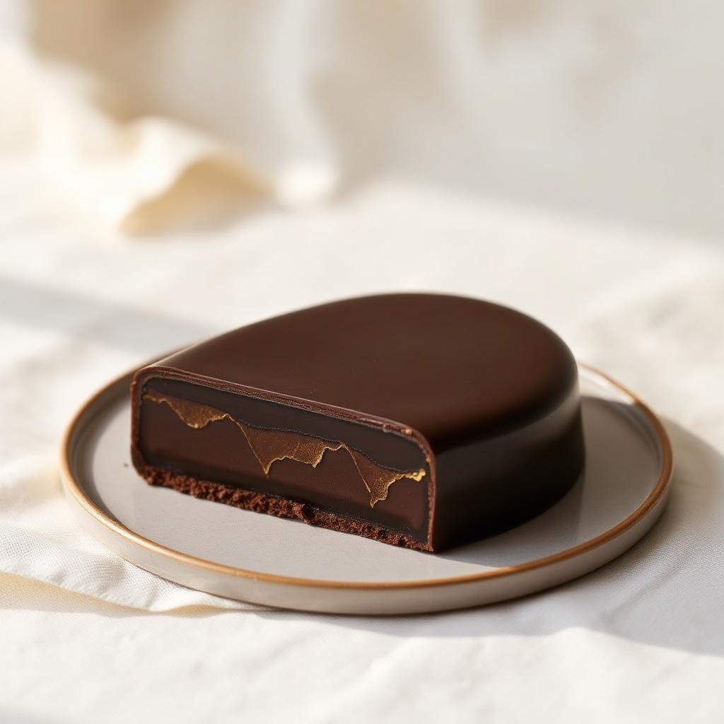 Single chocolate entremet by il Livello